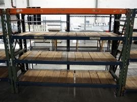 Heavy Duty Pallet Racks With 4 Adjustable Shelves, 75" x 95" x 30"