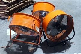 Hampton Bay And Maxx 26" High Velocity Shop Fans, Qty 3