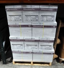 International Paper Williamsburg Plus 11"x 17" Opaque Offset Smooth White Paper, Qty 32 Cases, Including Pallet