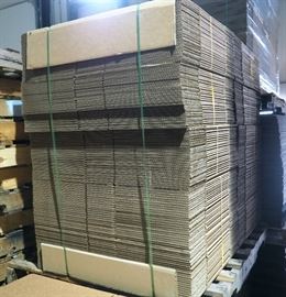 Heavy Duty Corrugated Boxes Approx Qty. 500, 250 Per Pallet