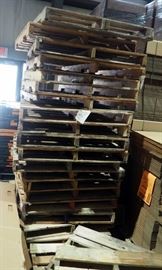 Wood Shipping Pallets, Assorted Sizes, Approx. Qty. 30