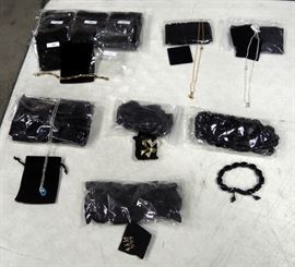 New Costume Jewelry Including Necklaces,Bracelets And Rings, Assorted Styles ( ACP, ACU, BCP, BBB, BRC, BOW, CCP) Approx. Qty. 37 Boxes