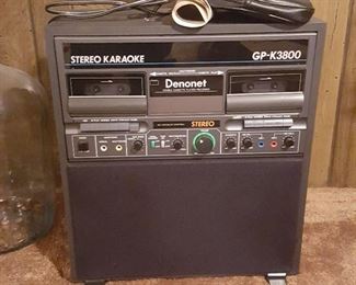 Vintage Denonet Karaoke machine 