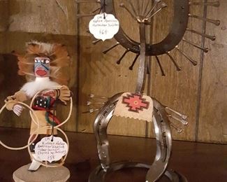 Hand-made native American art (one is signed by the artist)