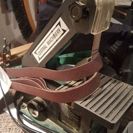 Central Machinery belt sander