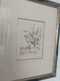 Marc Chagall lithograph