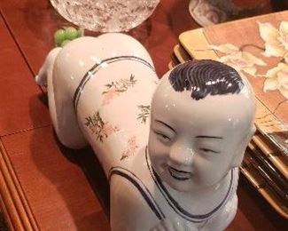 Chinese porcelain pillow