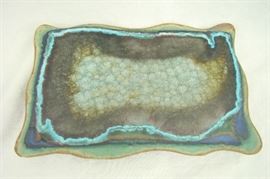 Custom Made Dock 6 Pottery Kerry Brooks Large Wavy Geode Centerpiece