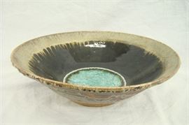 Custom Made Dock 6 Pottery Kerry Brooks Extra Large Geode Bowl Centerpiece