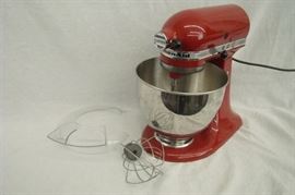 Red Kitchenaid Mixer