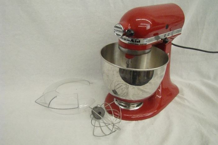 Red Kitchenaid Mixer
