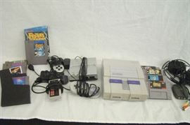 Nintendo and Super NES Bundle with Games and Controllers