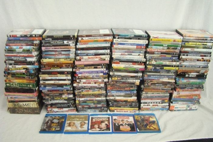 Large Lot of DVD and Bluray
