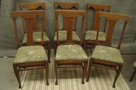 Set of 6 Antique Chairs