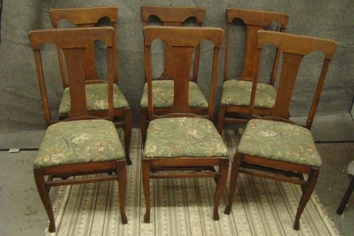 Set of 6 Antique Chairs
