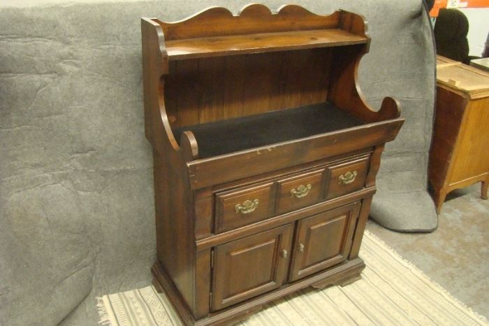Solid Wood Open Top Cabinet. 
