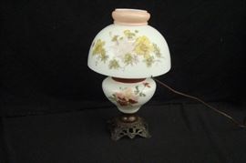 Vintage Glass Table Lamp