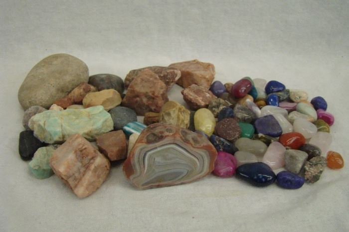Lot of Agate Stones Rocks
