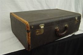 Vintage Leather Suitcase