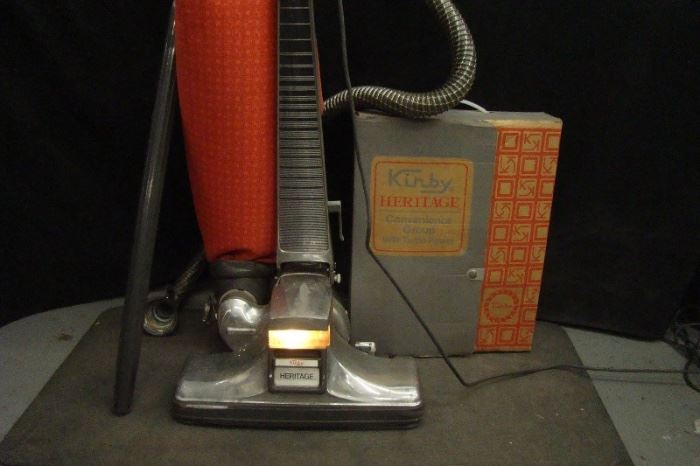 Vintage Kirby Heritage Turbo Vacuum with Attachments
