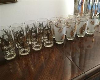 Gold Leaf Glasses - 16 https://ctbids.com/#!/description/share/120693