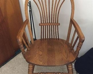 Richardson Brothers oak arm chair