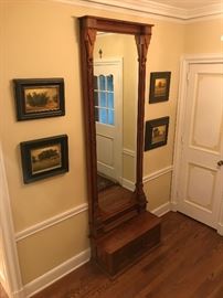 Beautiful antique Eastlake style pier mirror.