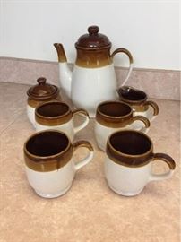 Coffee Pot and Mugs