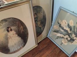Framed Vtg Prints