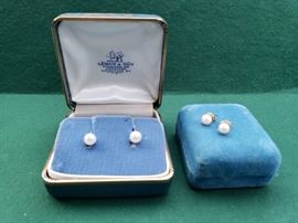 Pearl Earring Sets 14kt