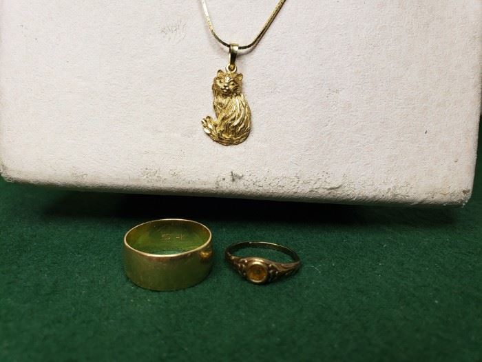 Rings, Cat 14kt Gold