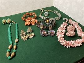 Vtg Jewelry Sets