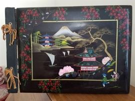 Vtg Military Scrapbook