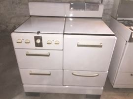 Vtg Prosperity Enamel Stove