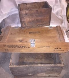 Wood Ammo Boxes