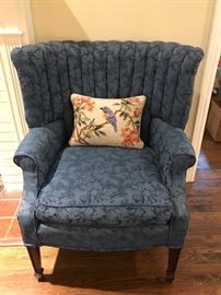 #3 blue channel back chair $100.00