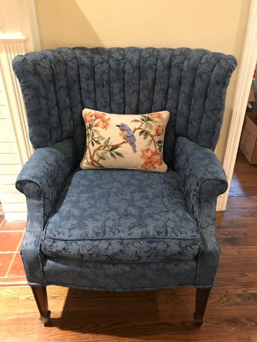 #3	blue channel back chair	 $100.00 	
