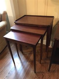 #26	3 stacking tables 22x15x25	 $175.00 	