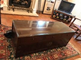 #36	orange,blue, yellow hide a bed sofa 7 foot 	 $75.00 	