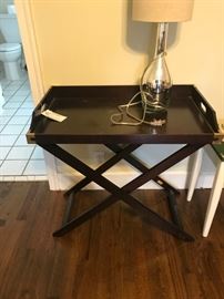 #77	tray side table 30x18x27	 $75.00 	