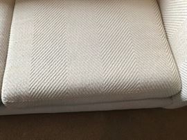 #1	Mid Century cream color sofa 7 foot seat height 15in high 	 $250.00 
