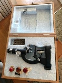 #16	Tasco Microscope (made in Japan) w/case	 $50.00 
