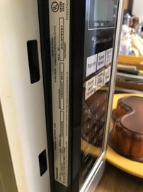 #33	Panasonic microwave 	 $20.00 

