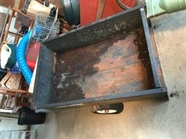#111	Craftsman Black Pull Cart - 49x33	 $50.00 
