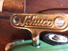 #126	Schuco Green German Metal car w/key 	 $75.00 
