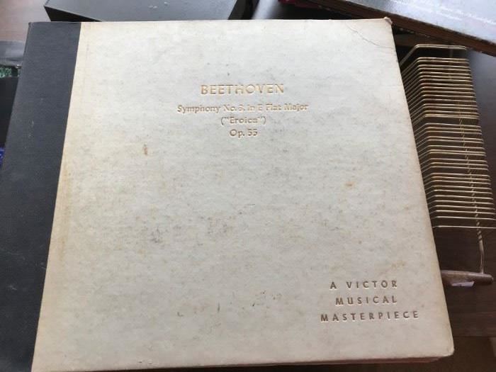 #133	Beethoven box set of Victorola records 	 $100.00 
