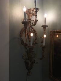 beautiful ornate wall light