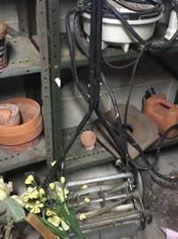 Old fashioned push mower