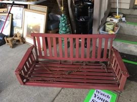 Great old porch swing