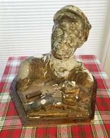 Sailor bust by G.R. Hayes. Needs a bit of cleaning and repair work but, very unique piece of history.